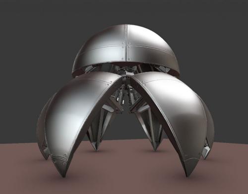 Sphere Bot High Poly Version preview image